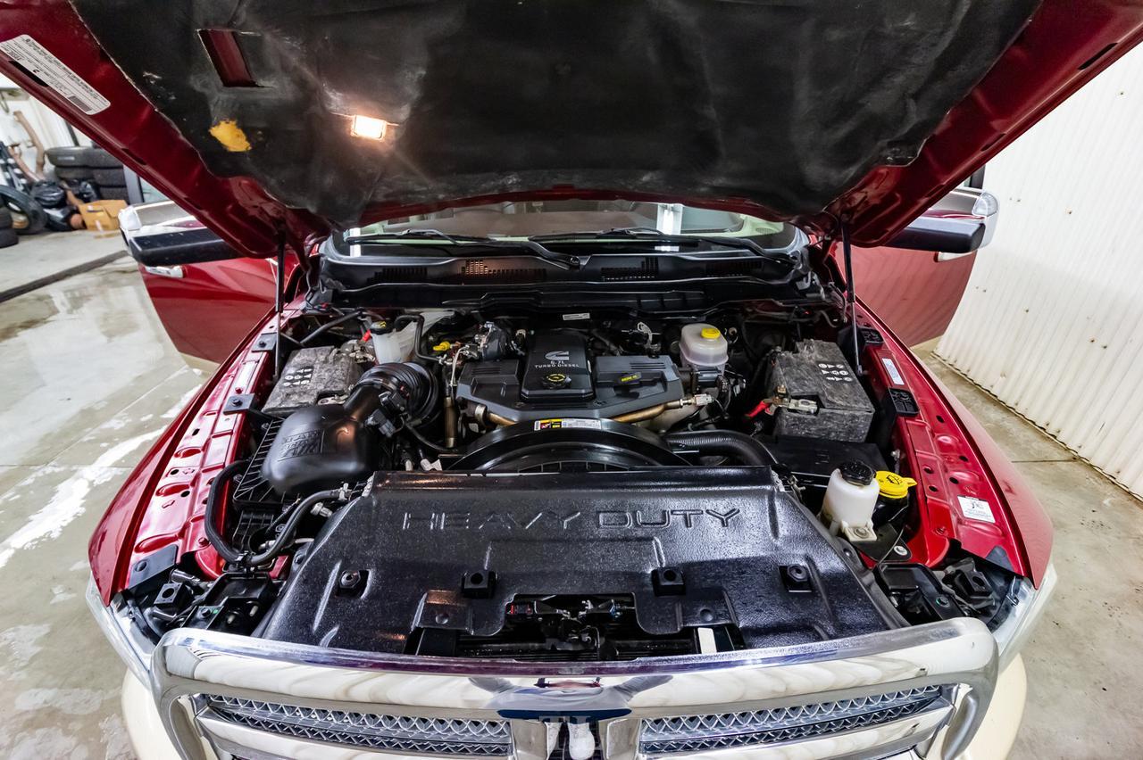 2015 Ram 3500 4x4 Crew Cab Longhorn Diesel Leather Roof Nav Red Deer AB