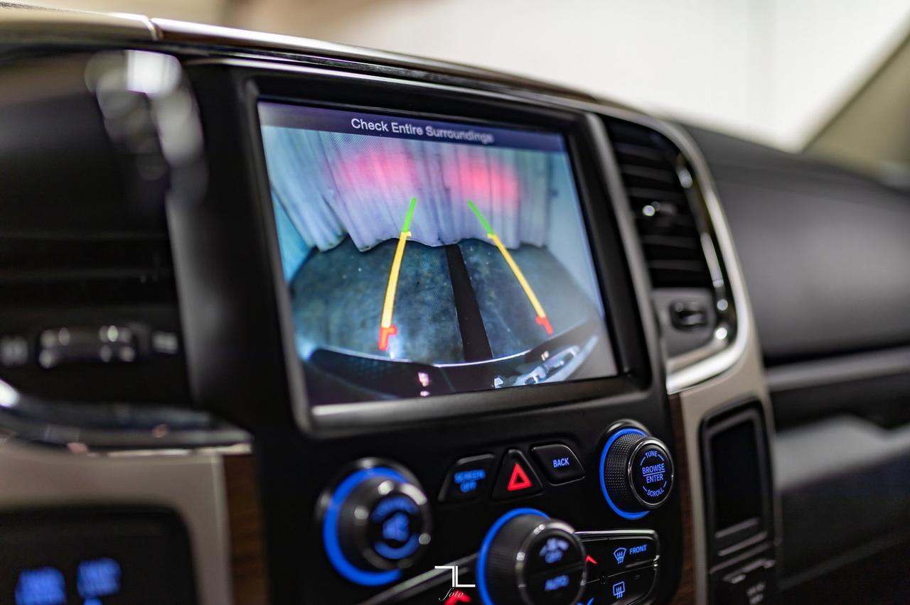 2015 Ram 3500 4x4 Mega Cab Laramie Diesel Leather Roof Nav BCam Red Deer AB