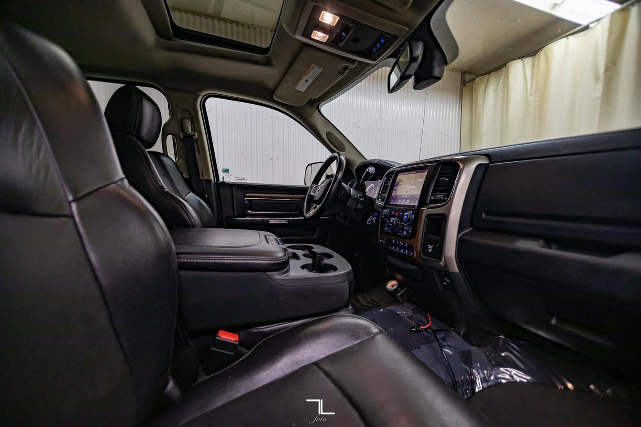 2015 Ram 3500 4x4 Mega Cab Laramie Diesel Leather Roof Nav BCam Red Deer AB