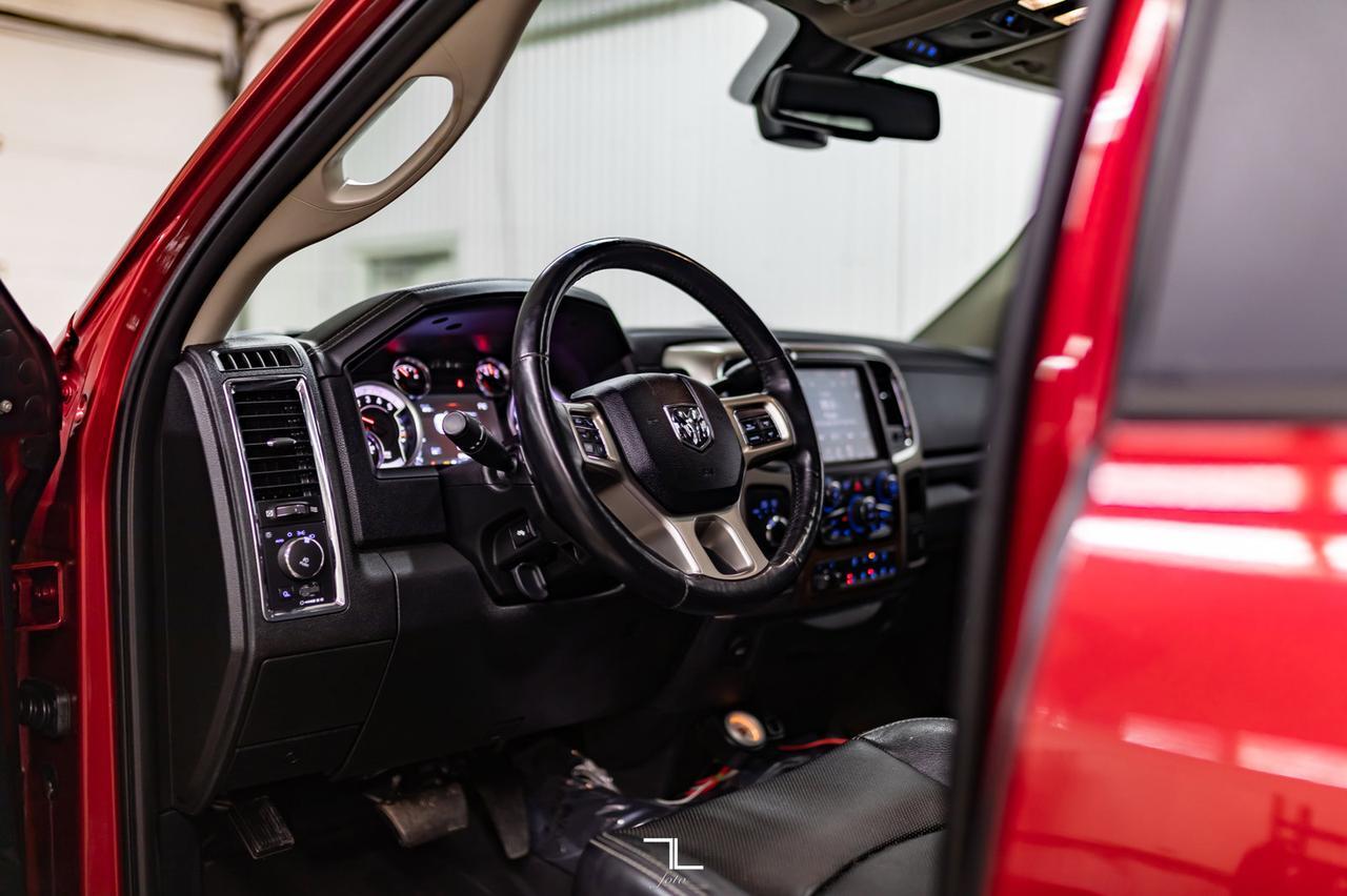 2015 Ram 3500 4x4 Mega Cab Laramie Diesel Leather Roof Nav BCam Red Deer AB