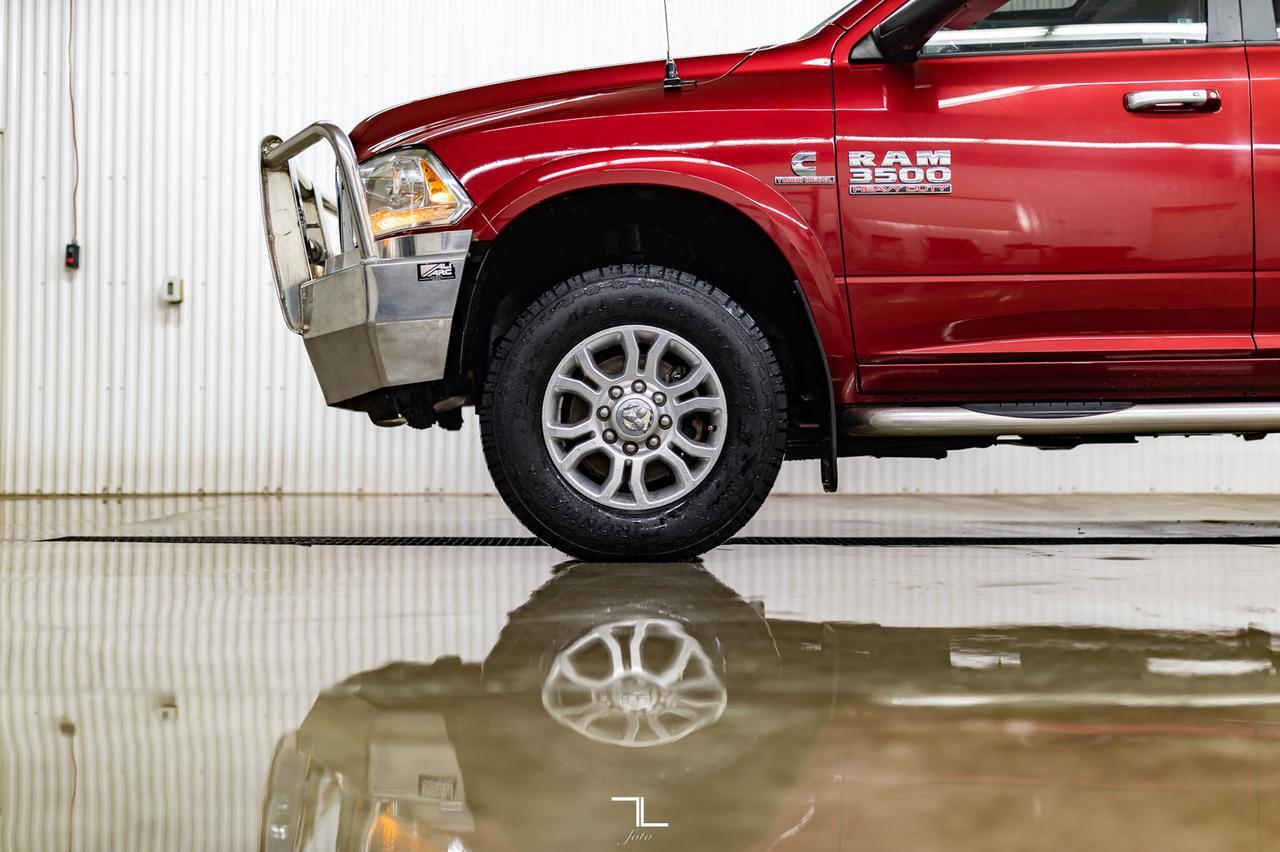 2015 Ram 3500 4x4 Mega Cab Laramie Diesel Leather Roof Nav BCam Red Deer AB