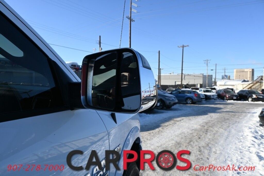 2015 Ram 3500 Laramie - 4X4 - 6.4L V8 - Crew Cab - Front Heated & Cooled Leather Seats - Heated Steering Wheel - 2nd Row Heated Seats - Remote Start - Navigation - Sunroof - Bluetooth - Backup Camera - Ram Storage Box - Bedliner - Tow Pkg Anchorage AK