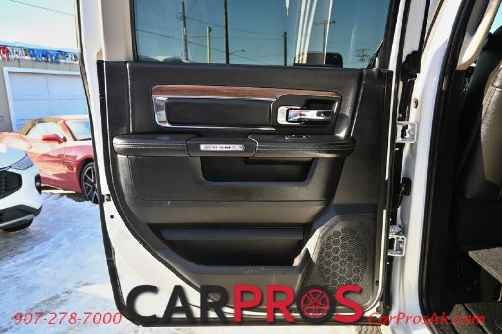 2015 Ram 3500 Laramie - 4X4 - 6.4L V8 - Crew Cab - Front Heated & Cooled Leather Seats - Heated Steering Wheel - 2nd Row Heated Seats - Remote Start - Navigation - Sunroof - Bluetooth - Backup Camera - Ram Storage Box - Bedliner - Tow Pkg Anchorage AK