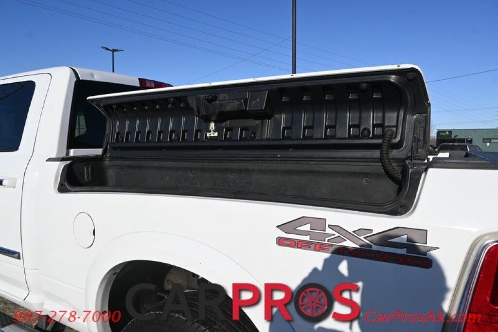 2015 Ram 3500 Laramie - 6.4L V8 - 4X4 - Power Leather Heated Seats - Heated Steering Wheel - 2nd Row Heated Seats - Remote Start - Bluetooth - NAV - Backup Camera - Sunroof - Ram Storage Box - Bedliner - Brake Controller - Tow Pkg Anchorage AK