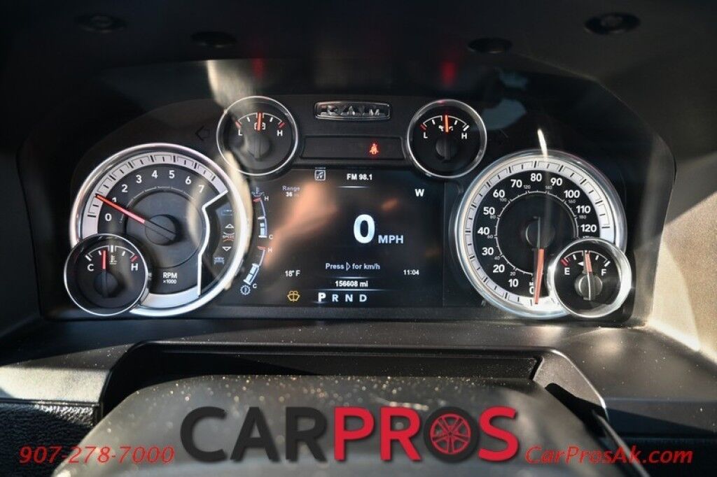 2015 Ram 3500 Laramie - 6.4L V8 - 4X4 - Power Leather Heated Seats - Heated Steering Wheel - 2nd Row Heated Seats - Remote Start - Bluetooth - NAV - Backup Camera - Sunroof - Ram Storage Box - Bedliner - Brake Controller - Tow Pkg Anchorage AK