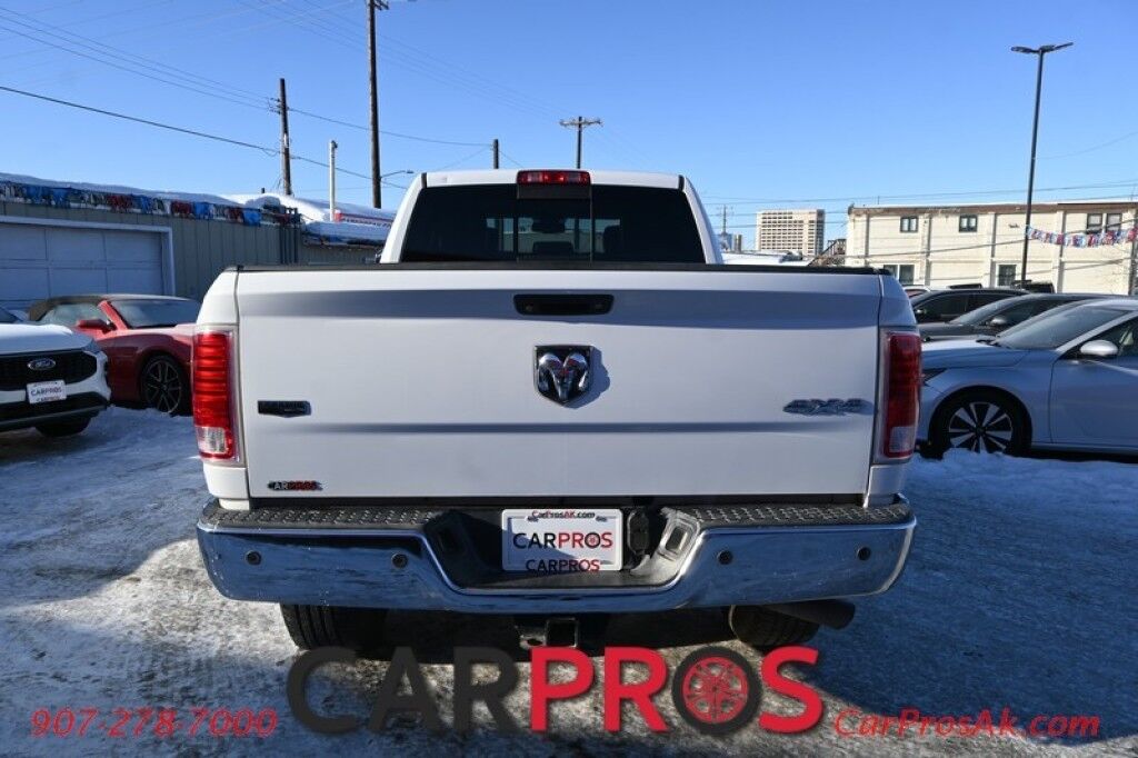 2015 Ram 3500 Laramie - 6.4L V8 - 4X4 - Power Leather Heated Seats - Heated Steering Wheel - 2nd Row Heated Seats - Remote Start - Bluetooth - NAV - Backup Camera - Sunroof - Ram Storage Box - Bedliner - Brake Controller - Tow Pkg Anchorage AK