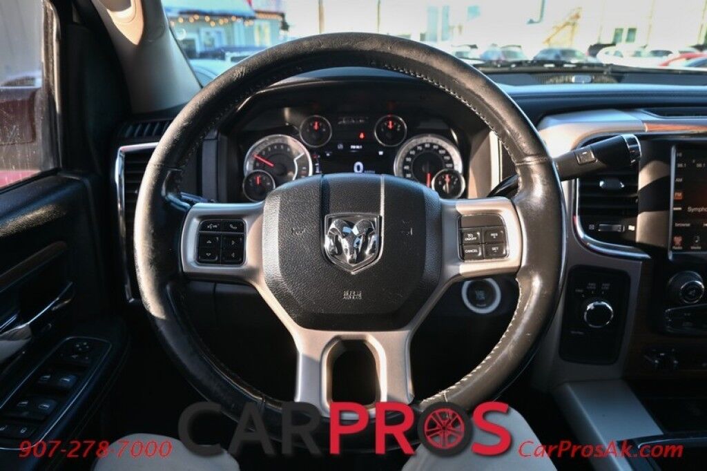 2015 Ram 3500 Laramie - 6.4L V8 - 4X4 - Power Leather Heated Seats - Heated Steering Wheel - 2nd Row Heated Seats - Remote Start - Bluetooth - NAV - Backup Camera - Sunroof - Ram Storage Box - Bedliner - Brake Controller - Tow Pkg Anchorage AK