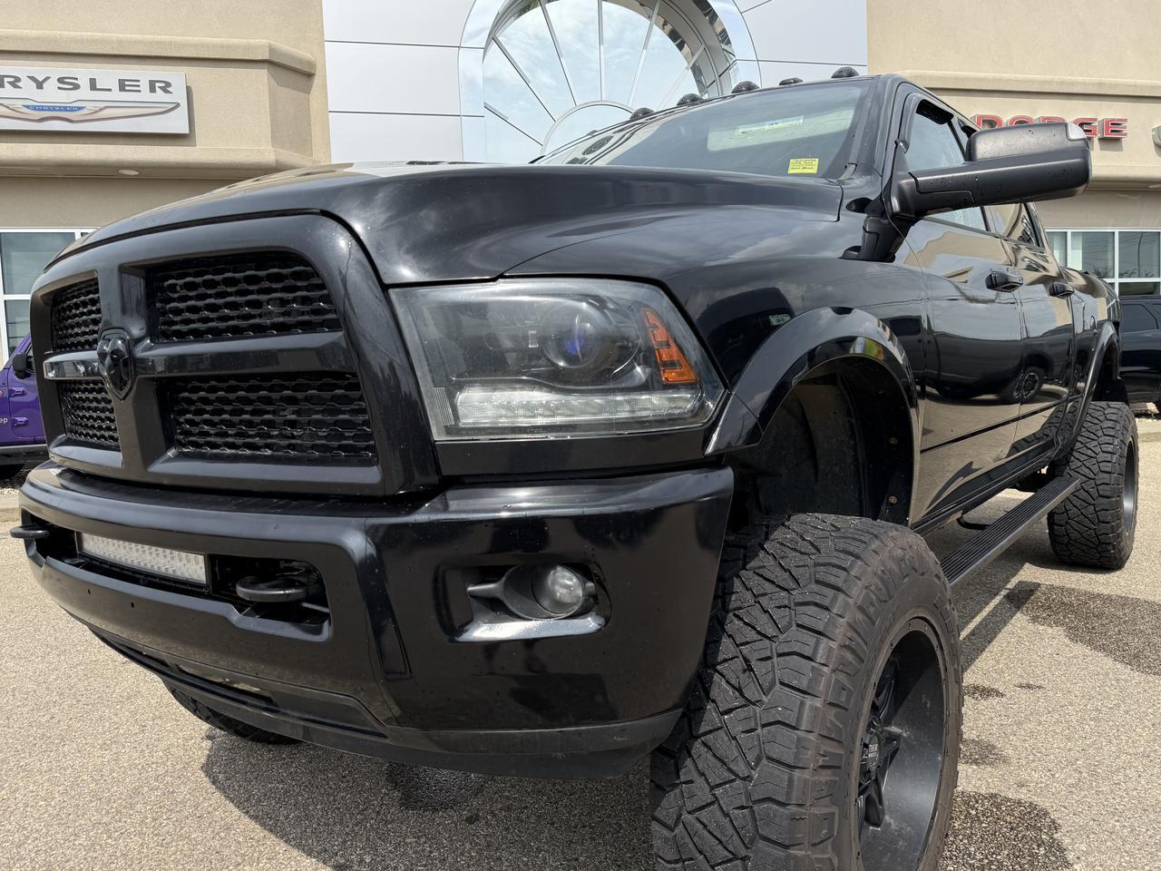2015 Ram 3500 Laramie | 6.5IN Lift Kit | Deleted | 37IN Tires | Night Edition | Heated Cooled Seats | Sunroof Redwater AB