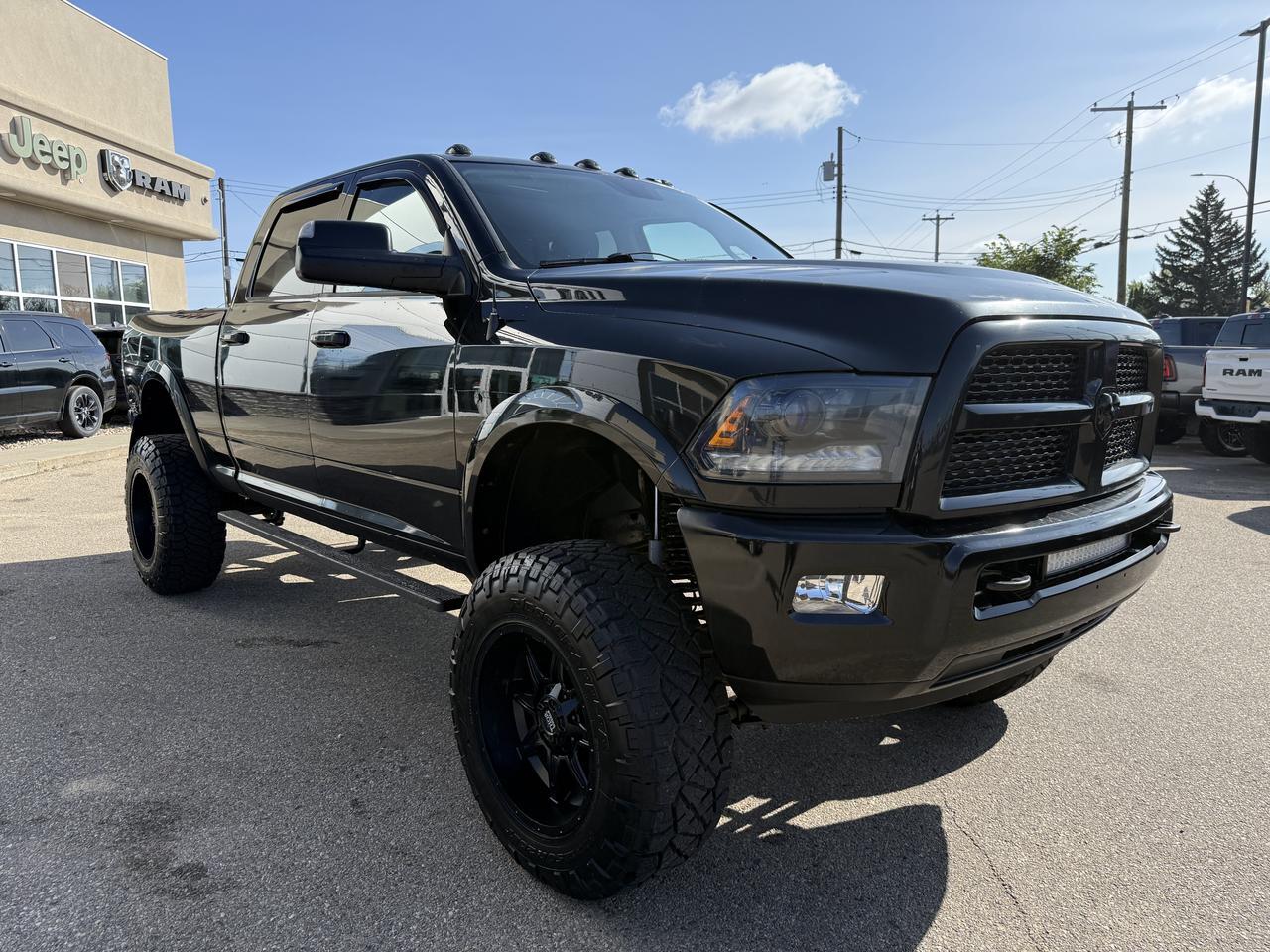 2015 Ram 3500 Laramie | 6.5IN Lift Kit | Deleted | 37IN Tires | Night Edition | Heated Cooled Seats | Sunroof Redwater AB