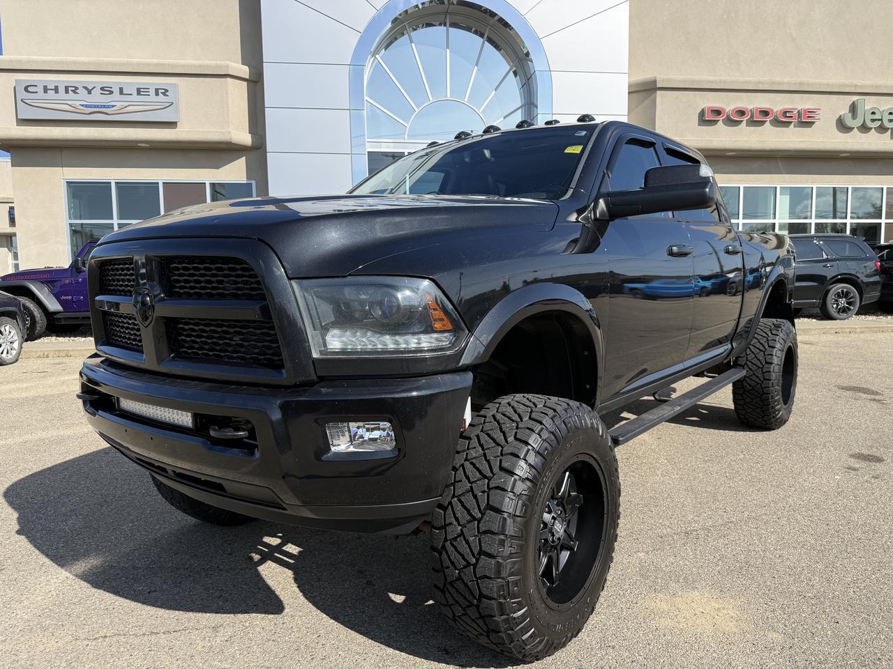 2015 Ram 3500 Laramie | 6.5IN Lift Kit | Deleted | 37IN Tires | Night Edition | Heated Cooled Seats | Sunroof Redwater AB