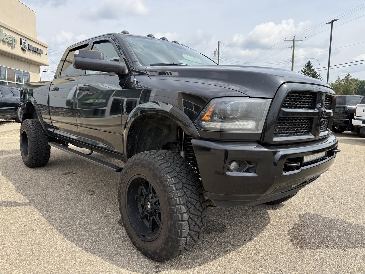 2015 Ram 3500 Laramie | 6.5IN Lift Kit | Deleted | 37IN Tires | Night Edition | Heated Cooled Seats | Sunroof Redwater AB