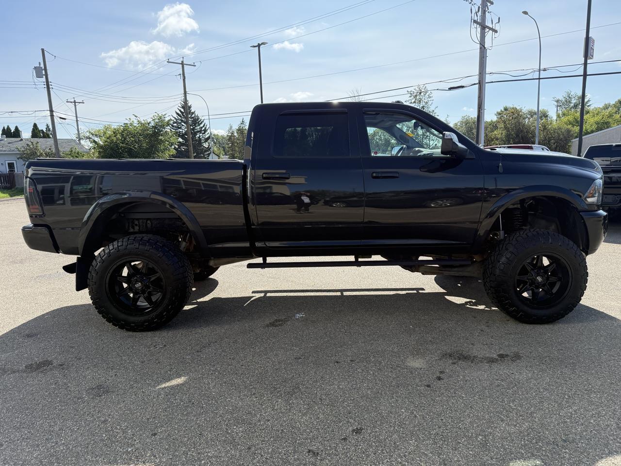 2015 Ram 3500 Laramie | 6.5IN Lift Kit | Deleted | 37IN Tires | Night Edition | Heated Cooled Seats | Sunroof Redwater AB