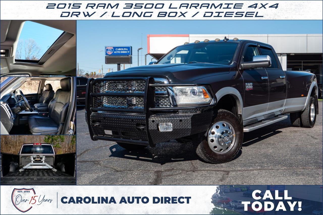 2015 Ram 3500 Laramie 4X4 / DRW / Long Box / Turbo Diesel!