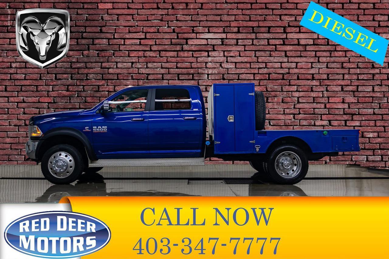2015 Ram 5500 4x4 Crew Cab Laramie Dually Deck Diesel Aisin