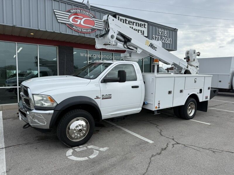 2015 Ram 5500 4x4 Diesel Altec Bucket Truck Tradesman Collinsville OK