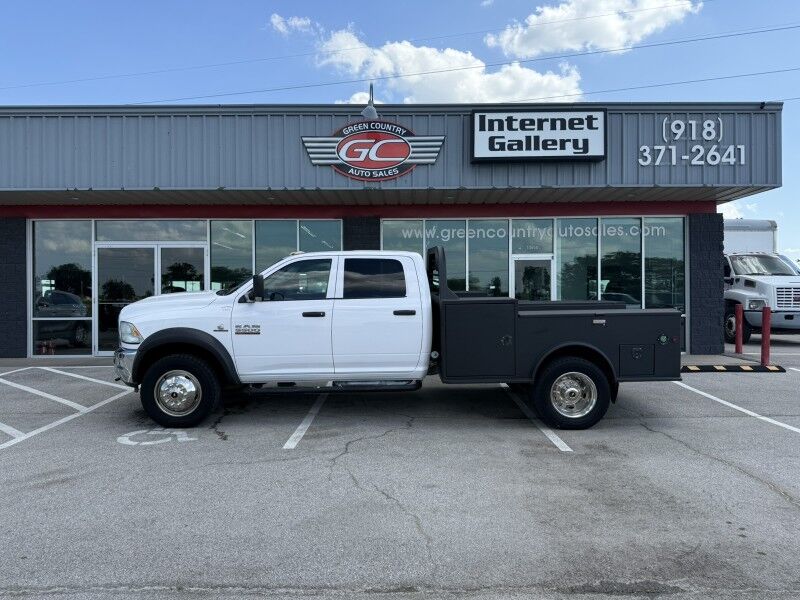 2015 Ram 5500 4x4 Diesel Skirted Flatbed Tradesman Collinsville OK