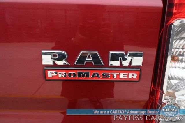 2015 Ram ProMaster Cargo Van 2500 High Roof / 3.0 L Eco-Diesel / Power Mirror's, Windows & Locks / Navigation / Bluetooth / Backup Camera / Cruise Control / Keyless Entry / Second Row / Seats 6 / Block Heater / Trans Heater / Tow Pkg / 1-Owner Anchorage AK