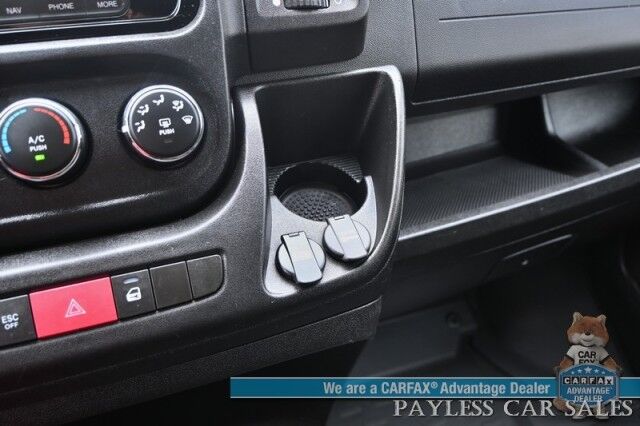 2015 Ram ProMaster Cargo Van 2500 High Roof / 3.0 L Eco-Diesel / Power Mirror's, Windows & Locks / Navigation / Bluetooth / Backup Camera / Cruise Control / Keyless Entry / Second Row / Seats 6 / Block Heater / Trans Heater / Tow Pkg / 1-Owner Anchorage AK