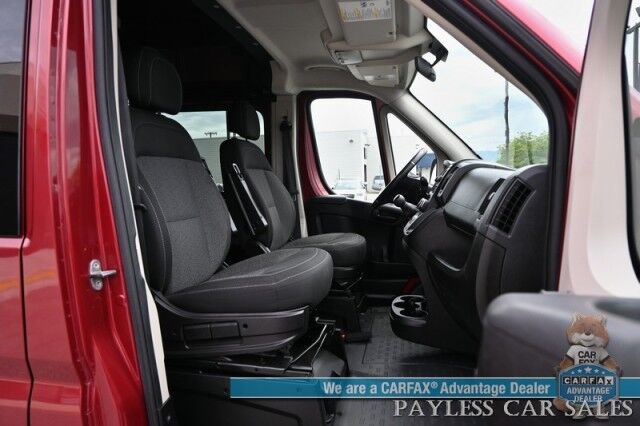 2015 Ram ProMaster Cargo Van 2500 High Roof / 3.0 L Eco-Diesel / Power Mirror's, Windows & Locks / Navigation / Bluetooth / Backup Camera / Cruise Control / Keyless Entry / Second Row / Seats 6 / Block Heater / Trans Heater / Tow Pkg / 1-Owner Anchorage AK