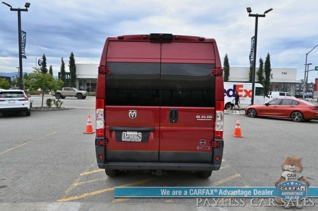 2015 Ram ProMaster Cargo Van 2500 High Roof / 3.0 L Eco-Diesel / Power Mirror's, Windows & Locks / Navigation / Bluetooth / Backup Camera / Cruise Control / Keyless Entry / Second Row / Seats 6 / Block Heater / Trans Heater / Tow Pkg / 1-Owner Anchorage AK