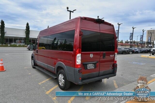 2015 Ram ProMaster Cargo Van 2500 High Roof / 3.0 L Eco-Diesel / Power Mirror's, Windows & Locks / Navigation / Bluetooth / Backup Camera / Cruise Control / Keyless Entry / Second Row / Seats 6 / Block Heater / Trans Heater / Tow Pkg / 1-Owner Anchorage AK