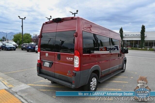 2015 Ram ProMaster Cargo Van 2500 High Roof / 3.0 L Eco-Diesel / Power Mirror's, Windows & Locks / Navigation / Bluetooth / Backup Camera / Cruise Control / Keyless Entry / Second Row / Seats 6 / Block Heater / Trans Heater / Tow Pkg / 1-Owner Anchorage AK