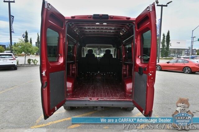 2015 Ram ProMaster Cargo Van 2500 High Roof / 3.0 L Eco-Diesel / Power Mirror's, Windows & Locks / Navigation / Bluetooth / Backup Camera / Cruise Control / Keyless Entry / Second Row / Seats 6 / Block Heater / Trans Heater / Tow Pkg / 1-Owner Anchorage AK