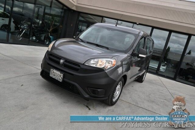 2015 Ram ProMaster City Cargo Van Tradesman / Automatic / Cargo Partition Pkg / Power Locks & Windows / AUX & USB Input / Keyless Entry / Speed Control / Sliding Doors / Cruise Control / 29 MPG / 1-Owner Anchorage AK