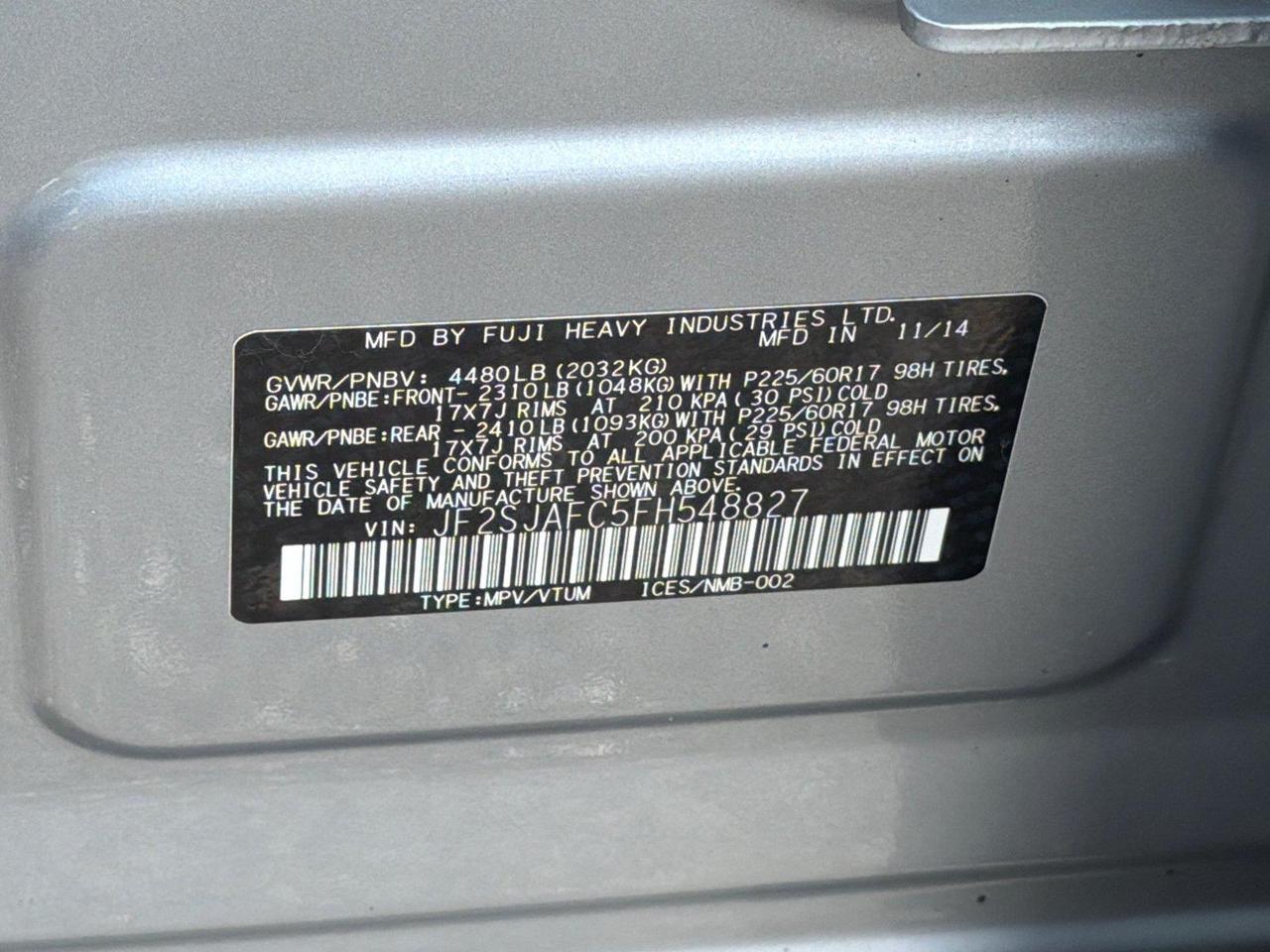 2015 Subaru Forester 2.5i Premium Hagerstown MD