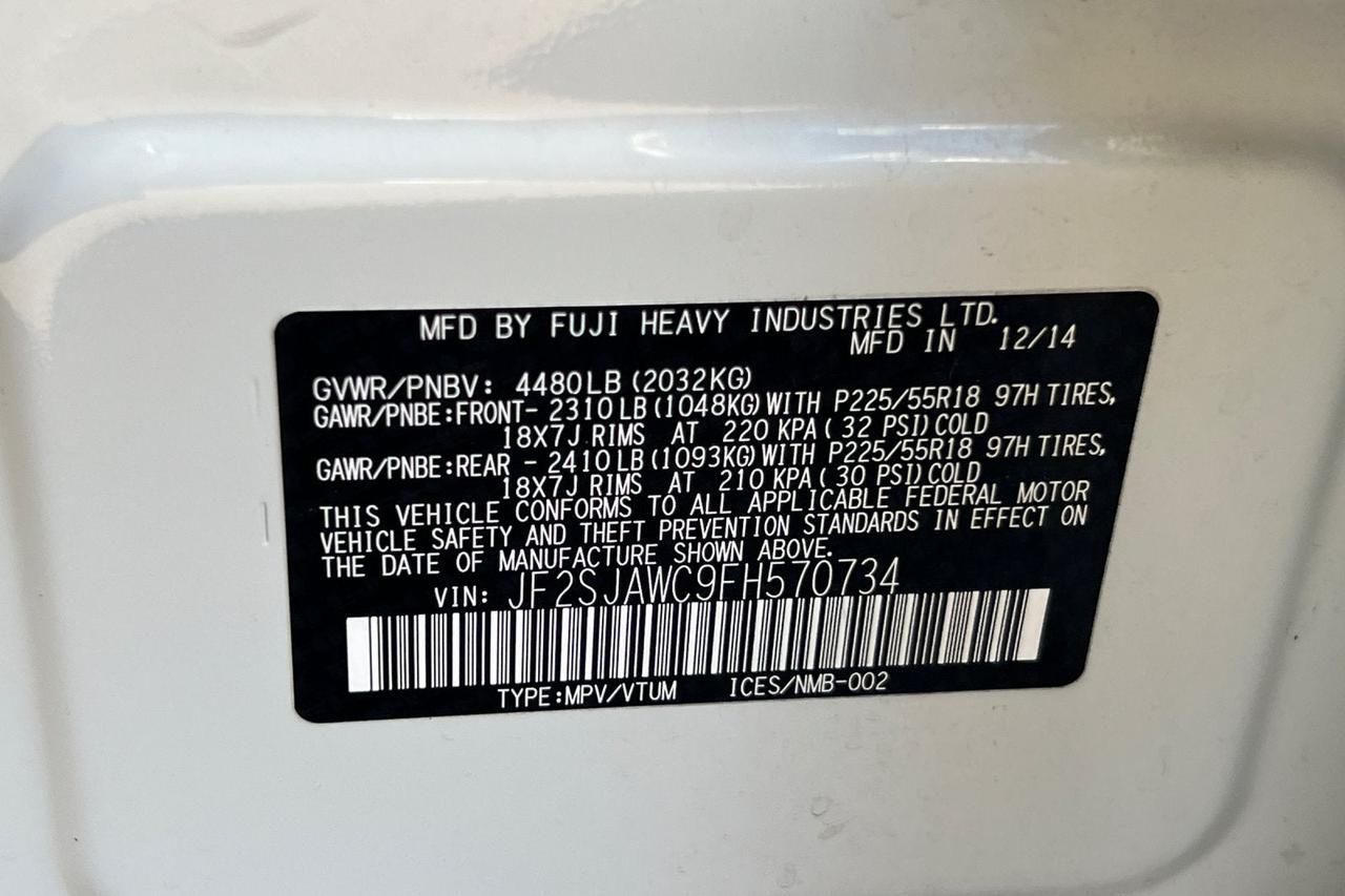 2015 Subaru Forester 2.5i Touring Roseville CA