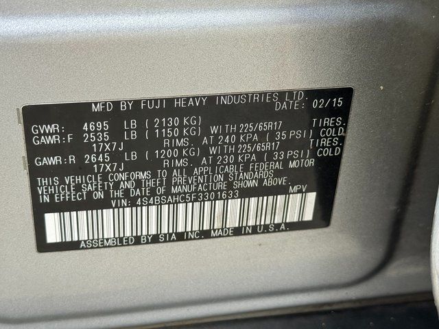 2015 Subaru Outback 2.5i Premium Springfield VA