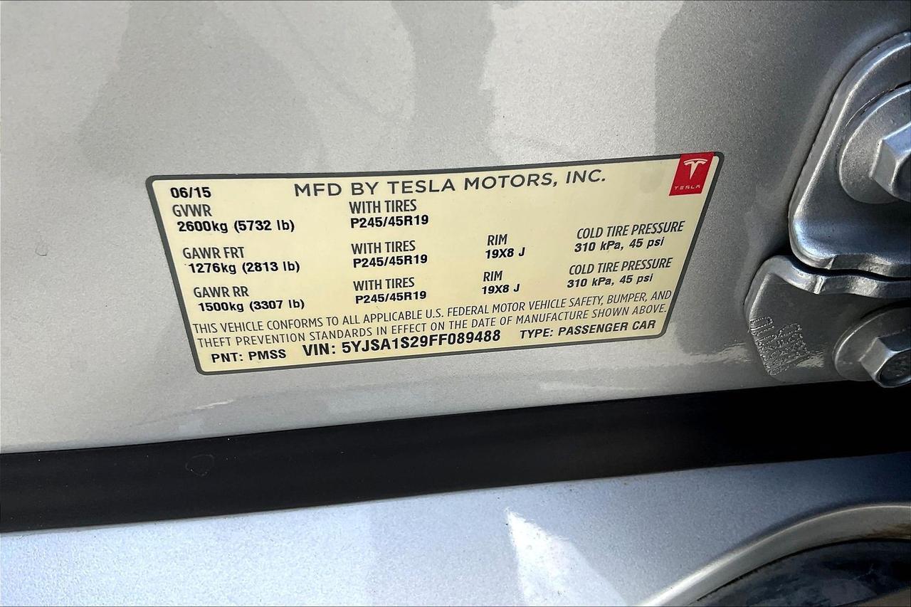 2015 TESLA MODEL S 70D Houston TX