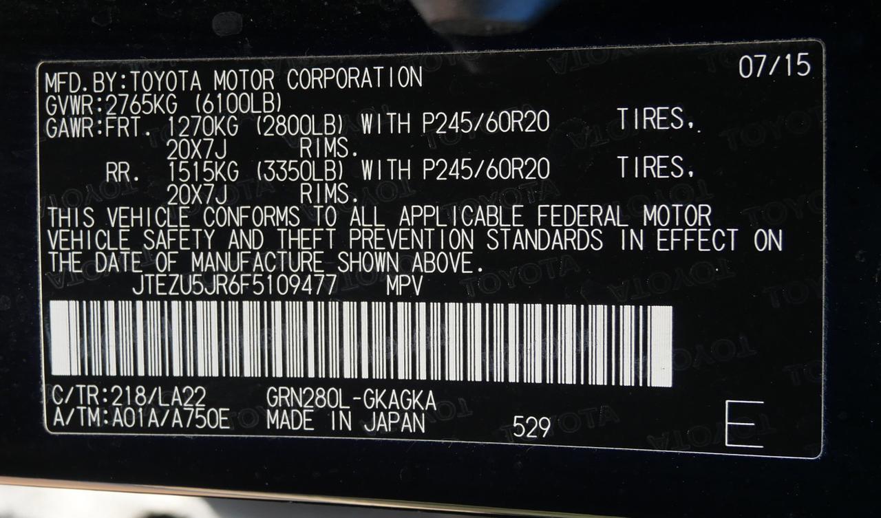 2015 Toyota 4Runner Limited San Juan TX