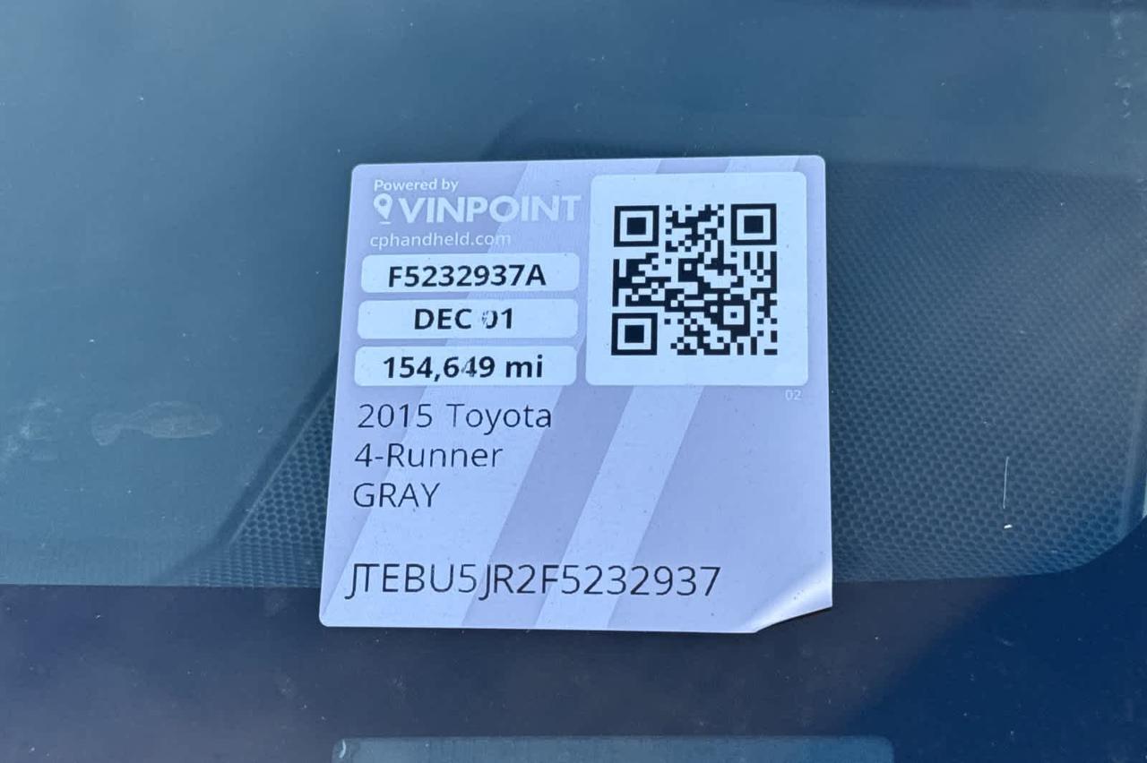 2015 Toyota 4Runner SR5 Roseville CA