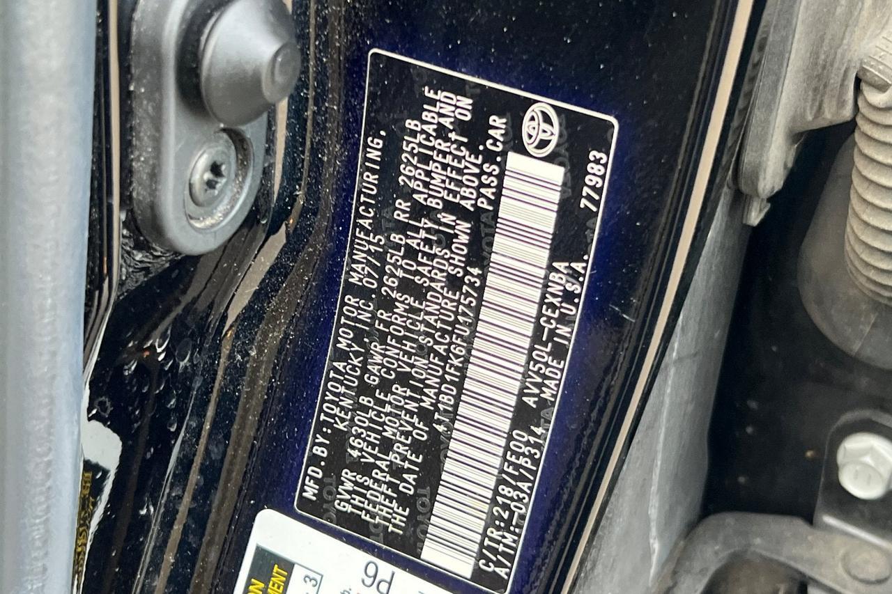 2015 Toyota Camry Hybrid LE Roseville CA