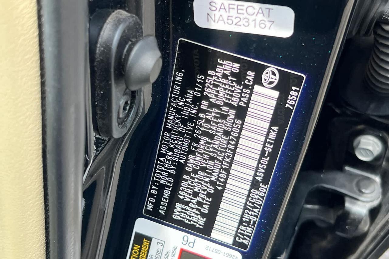 2015 Toyota Camry LE Roseville CA
