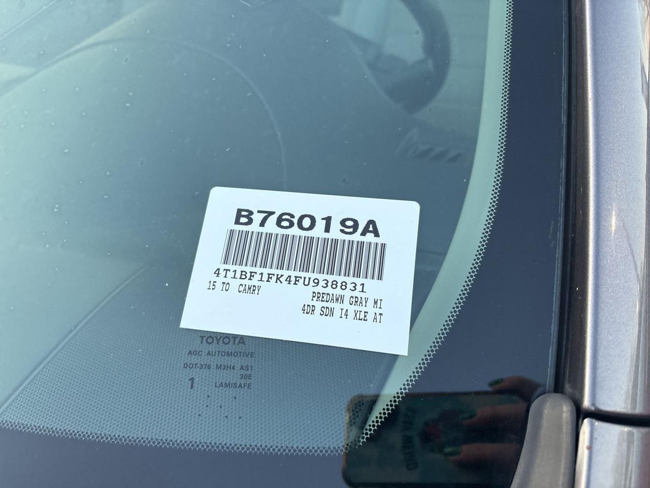 2015 Toyota Camry XLE Hagerstown MD