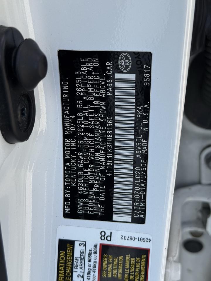 2015 Toyota Camry XSE Crestwood KY