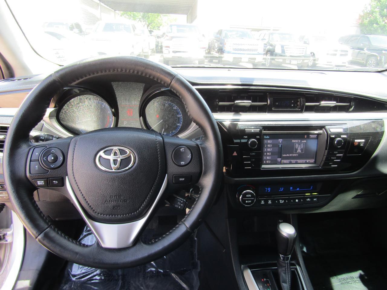 2015 Toyota Corolla 4dr Sdn CVT S Plus (Natl) Grand Prairie TX