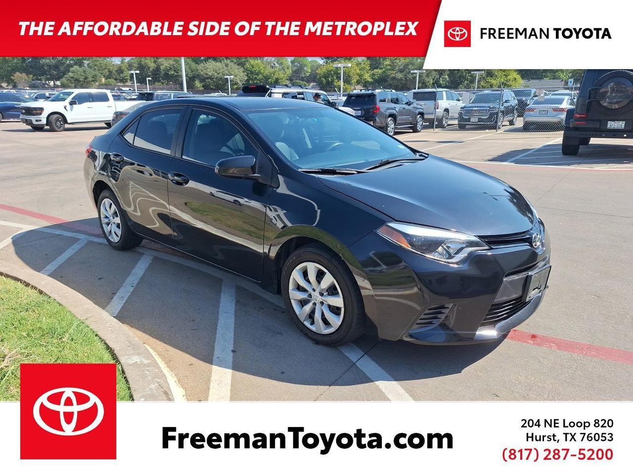 2015 Toyota Corolla LE Hurst TX
