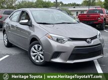 2015 Toyota Corolla LE South Burlington VT 2015 Toyota Corolla LE South Burlington VT