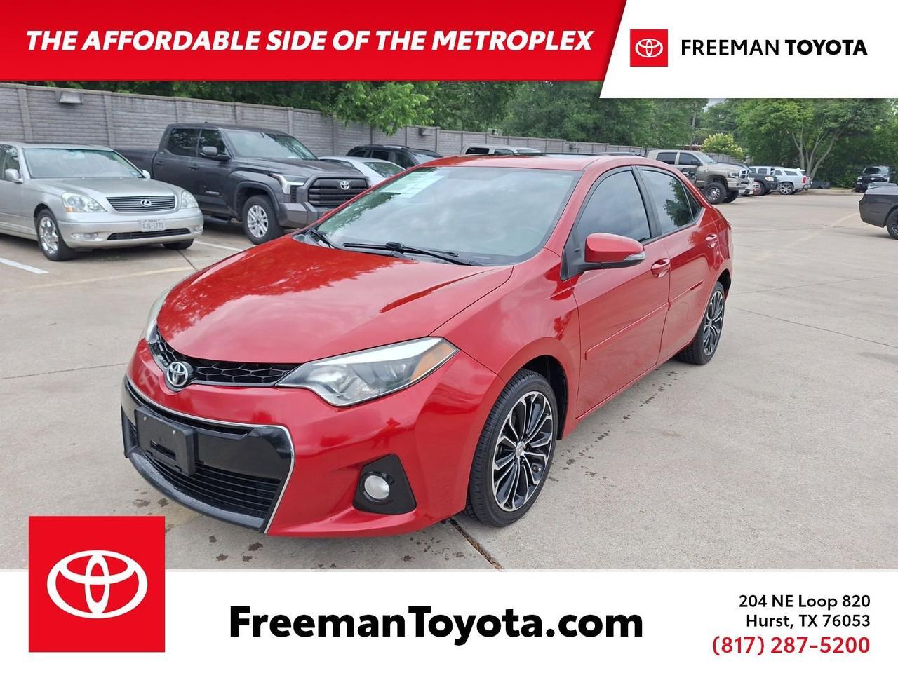 2015 Toyota Corolla S Plus Hurst TX