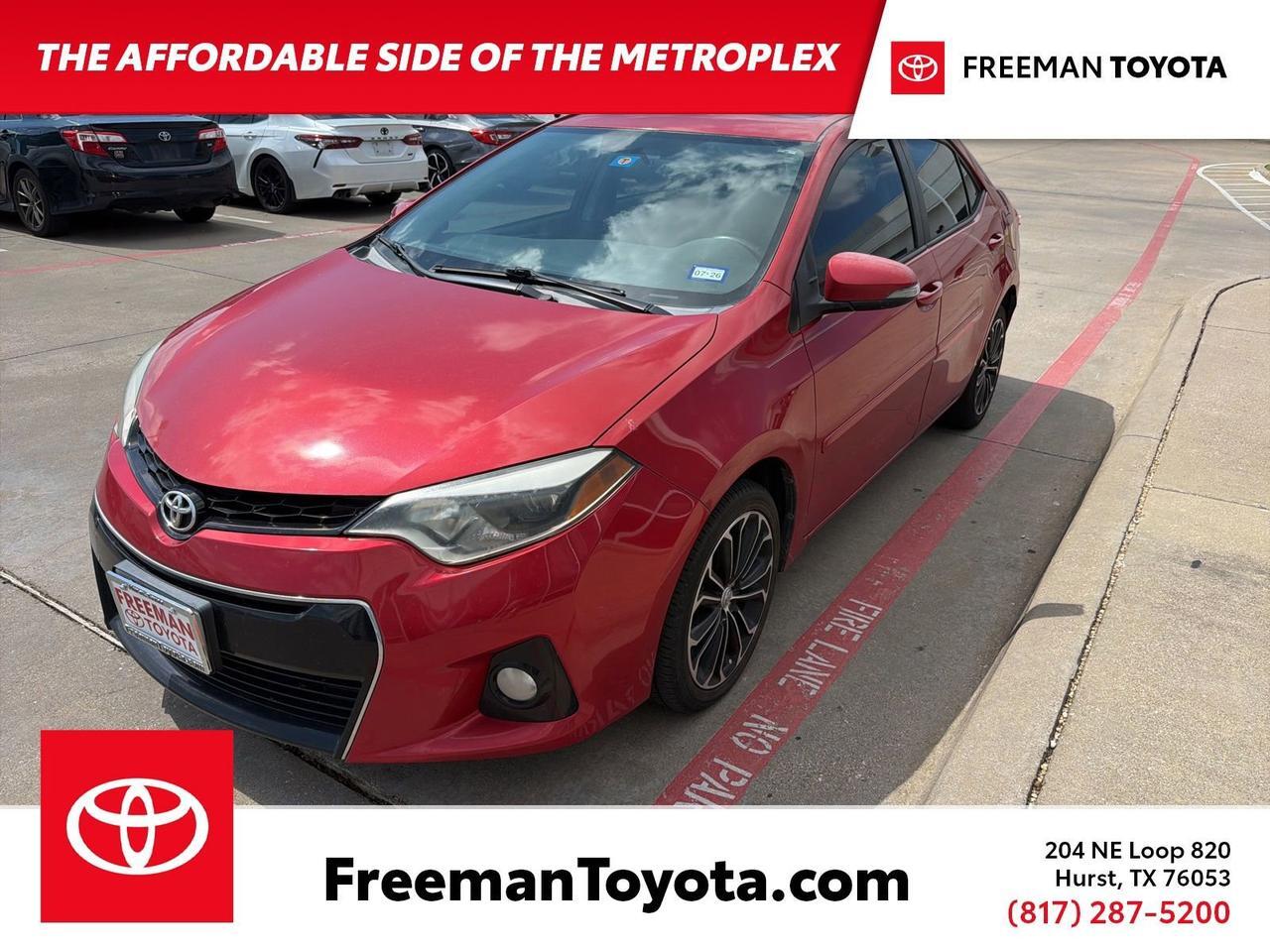 2015 Toyota Corolla S Plus Hurst TX