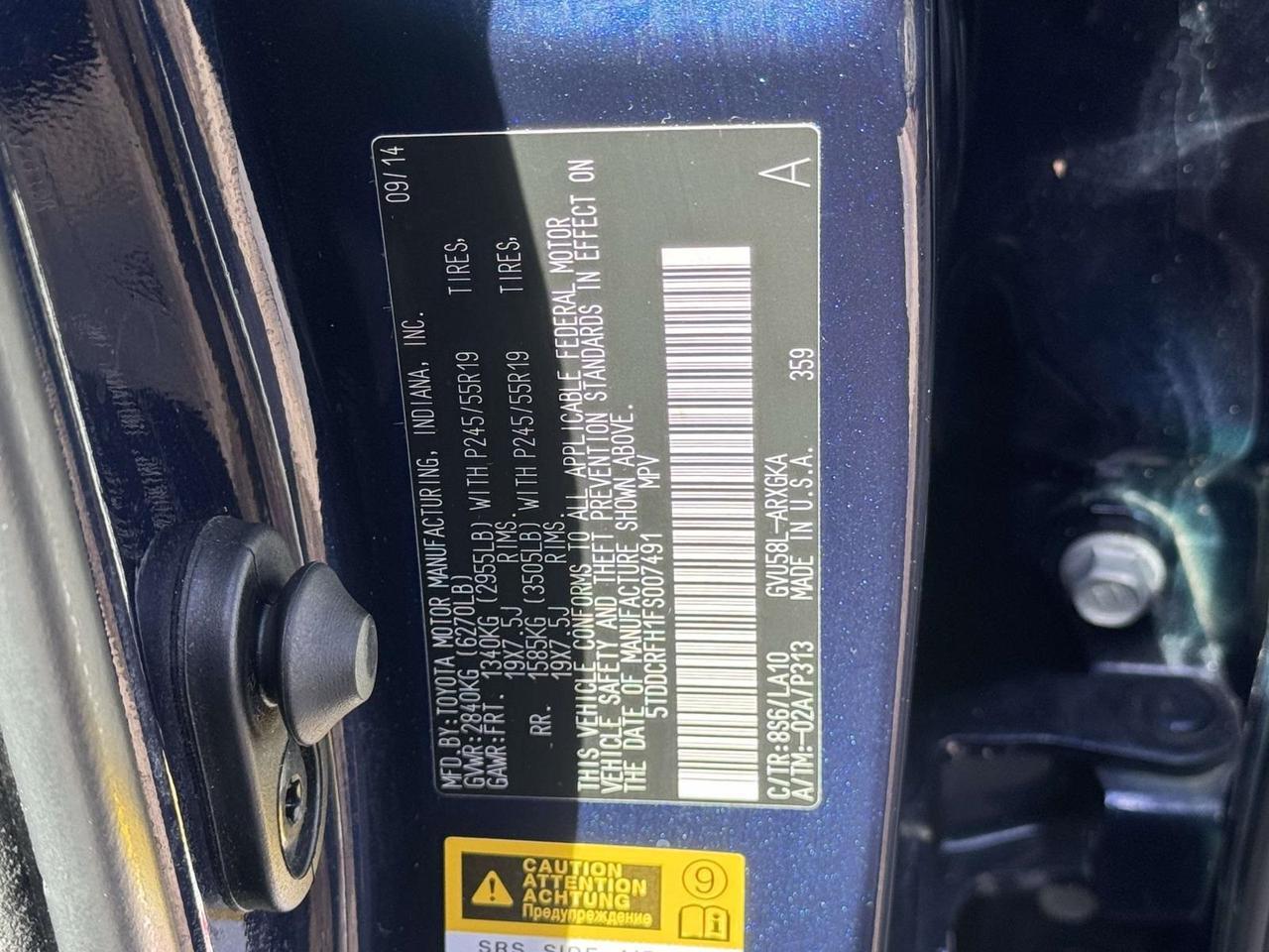 2015 Toyota Highlander Hybrid Limited Platinum Alexandria VA