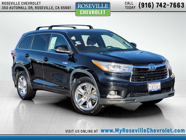 2015 Toyota Highlander Hybrid Limited Roseville CA 55598207