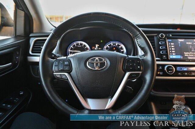 2015 Toyota Highlander Limited Platinum / AWD / Heated & Cooled Leather Seats / Heated Steering Wheel / JBL Speakers / NAV / Panoramic Sunroof / Adaptive Cruise / Lane Departure & Blind Spot / Rear Captain Chairs / 3rd Row / Tow Pkg Anchorage AK