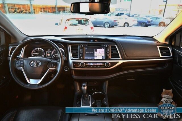 2015 Toyota Highlander Limited Platinum / AWD / Heated & Cooled Leather Seats / Heated Steering Wheel / JBL Speakers / NAV / Panoramic Sunroof / Adaptive Cruise / Lane Departure & Blind Spot / Rear Captain Chairs / 3rd Row / Tow Pkg Anchorage AK