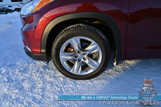 2015 Toyota Highlander Limited Platinum / AWD / Heated & Cooled Leather Seats / Heated Steering Wheel / JBL Speakers / NAV / Panoramic Sunroof / Adaptive Cruise / Lane Departure & Blind Spot / Rear Captain Chairs / 3rd Row / Tow Pkg Anchorage AK