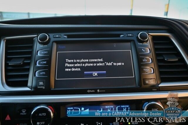 2015 Toyota Highlander Limited Platinum / AWD / Heated & Cooled Leather Seats / Heated Steering Wheel / JBL Speakers / Navigation / Sunroof / Adaptive Cruise / Lane Departure & Blind Spot / Rear Captain Chairs / 3rd Row / Seats 7 / Tow Pkg Anchorage AK