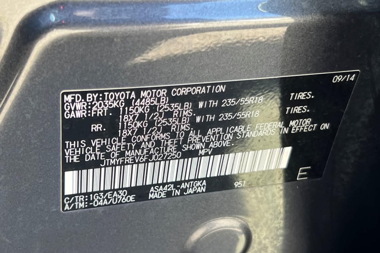 2015 Toyota RAV4 Limited Roseville CA